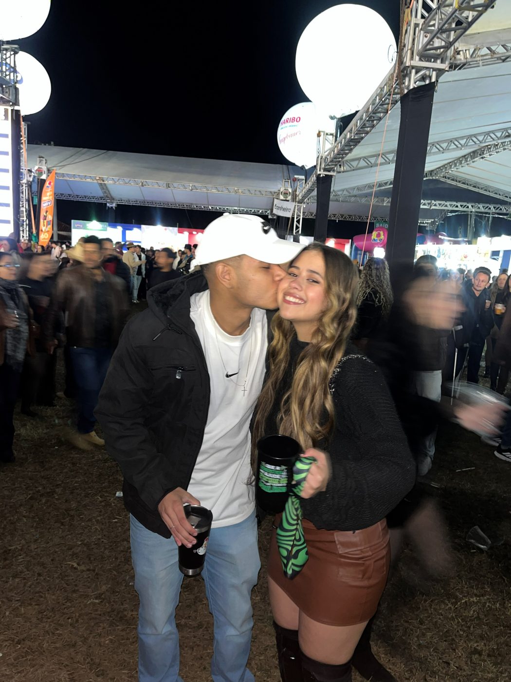 Rebeca e Marcos juntos